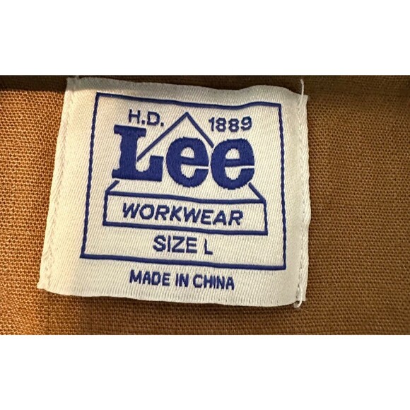 Lee The Workwear Sherpa‎ Lined Men's Utility Bomber Jacket - Picture 11 of 16